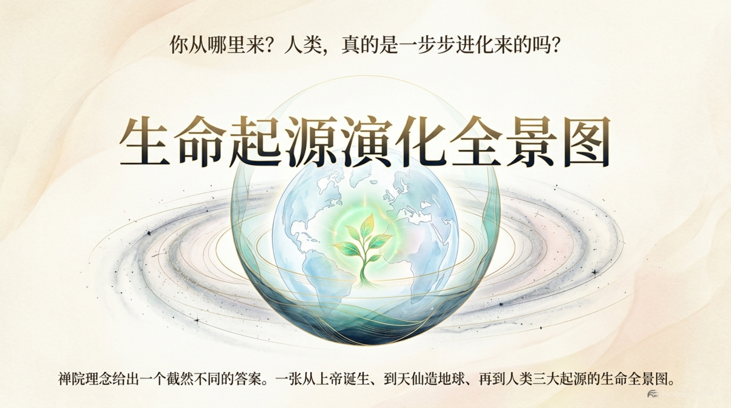 【禅院百科】生命起源演化全景图 视频+图文