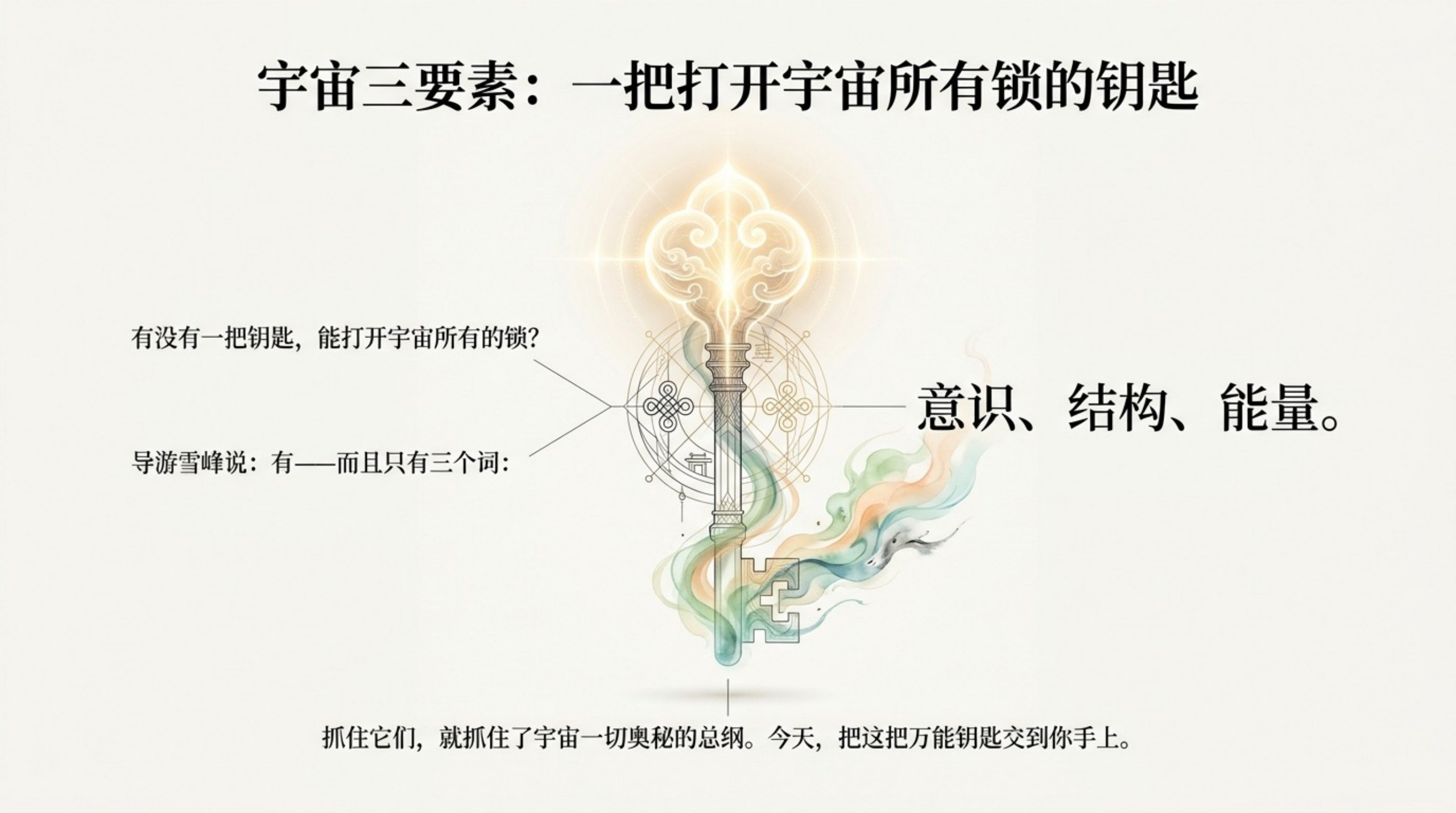 【禅院百科】宇宙三要素 视频+图文