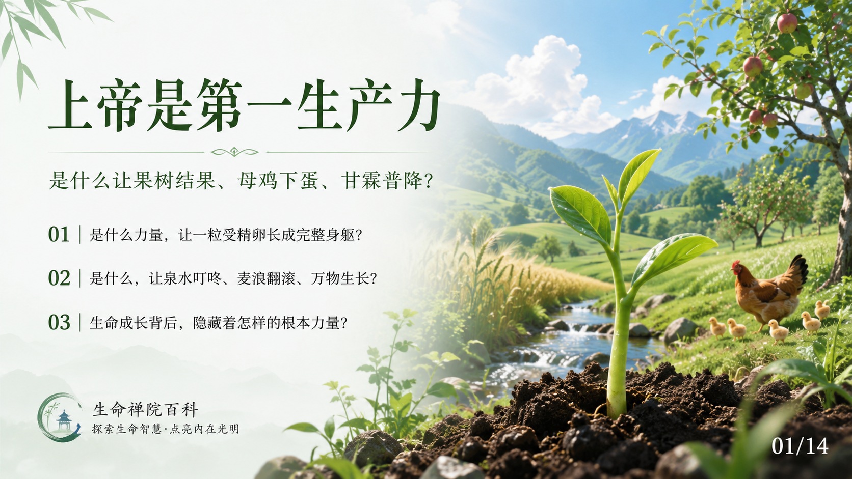 【禅院百科】上帝是第一生产力 视频+图文